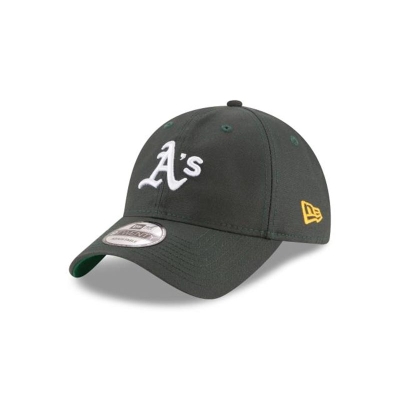 Oakland Athletics Gorra | New Era MLB Waxed Cooperstown 9twenty Adjustable Cap Mexico - Verdes